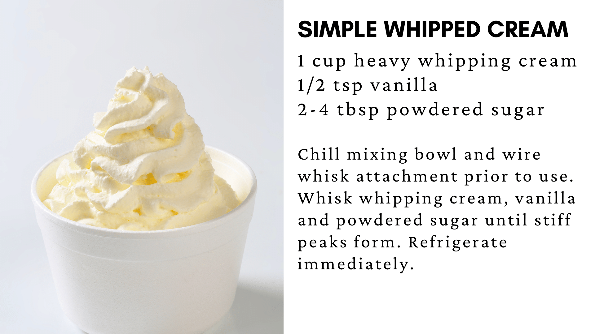 Simple Whipped Cream Recipes By Ana White